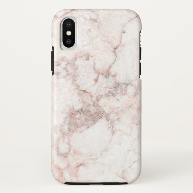 Rose White Marble Case-Mate iPhone Case (Back)