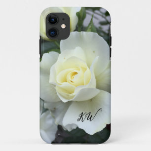 Rose White Photo Garden iPhone 11 Case