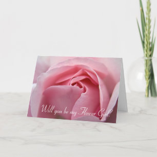 Rose :: Will you be my Flower Girl Card