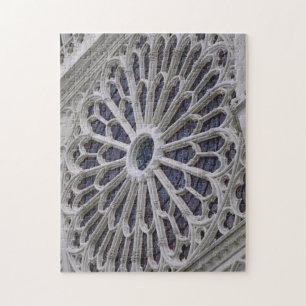 Rose window from the west facade, c.1270 jigsaw puzzle