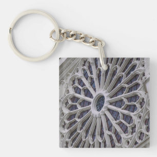 Rose window from the west facade, c.1270 key ring