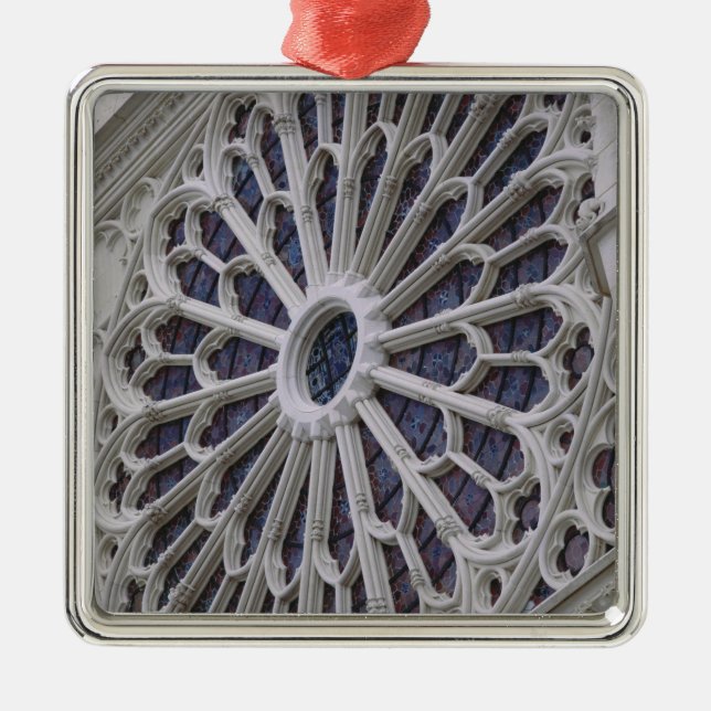 Rose window from the west facade, c.1270 metal ornament (Front)