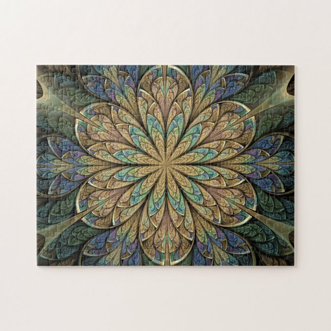 Rose Window Jigsaw Puzzle (Horizontal)