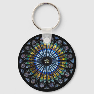 rose window key ring