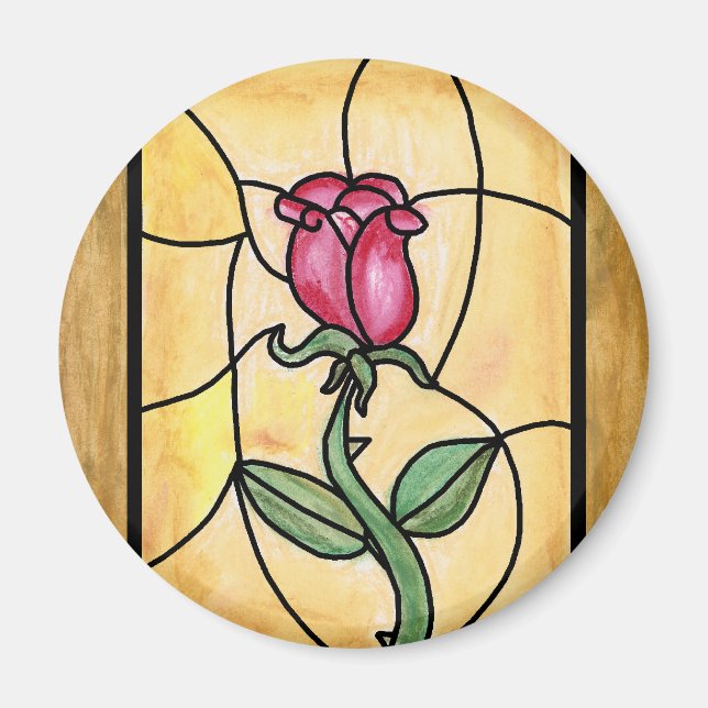 Rose Window Magnet (Front)