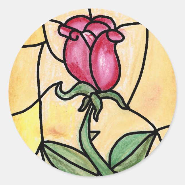 Rose Window Sticker (Front)