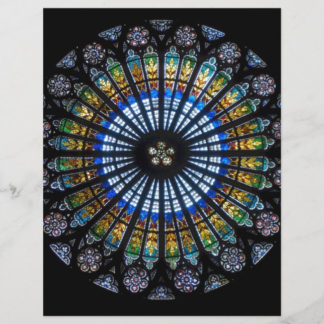 rose window strasbourg cathedral (Front)