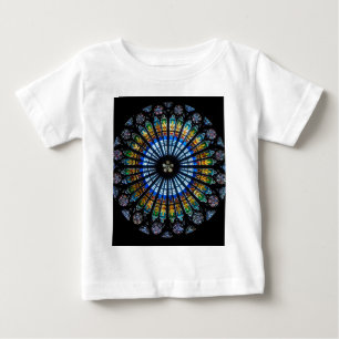 rose window strasbourg cathedral baby T-Shirt