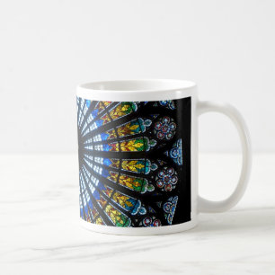 rose window strasbourg cathedral coffee mug