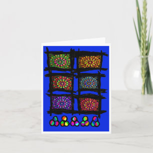 Rose Windows folded card