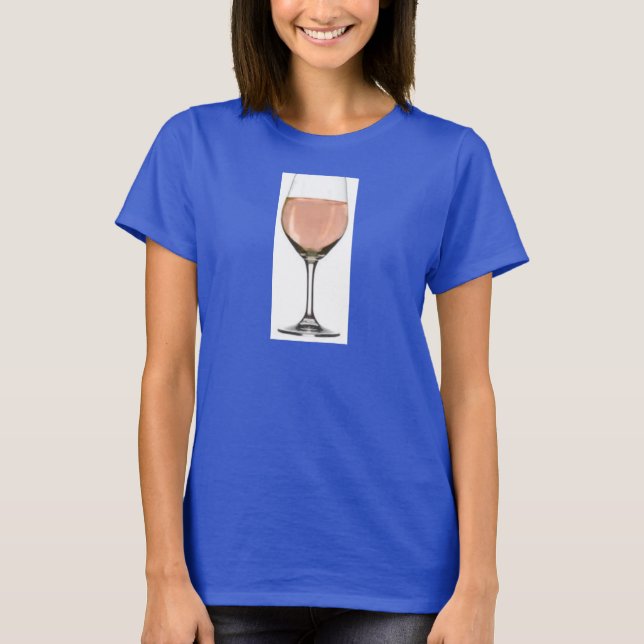 Rosé wine glass tank (Front)