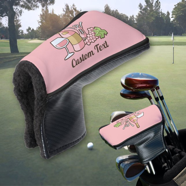 Rose Wine Golf Head Cover (Creator Uploaded)