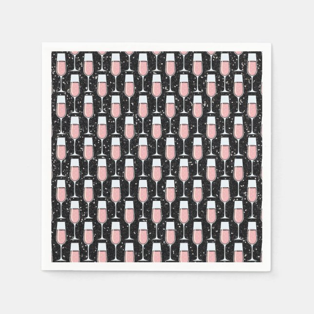 Rose Wine Pattern Napkin (Front)