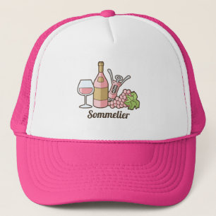 Rose Wine Trucker Hat