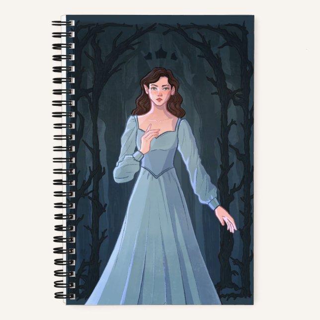 Rose Wolfe The Twelve Kingdoms Spiral Notebook (Front)