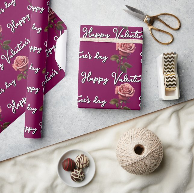Rose  wrapping paper (Crafts)