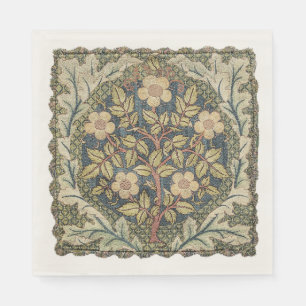 Rose Wreath by William Morris  Napkin