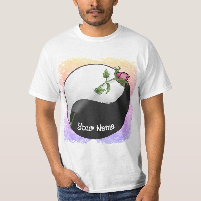 Rose Yin Yang T-Shirt (Front)