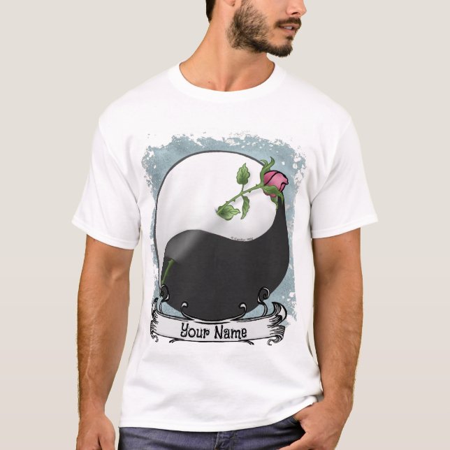 Rose Yin Yang T-Shirt (Front)