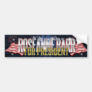 RoseAnne Barr for President Bumper Sticker