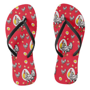 Roseanne Chicken - Funny Roseanne Rooster and Egg Thongs