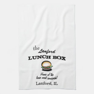 Roseanne Lanford Lunch Box Dish Towel