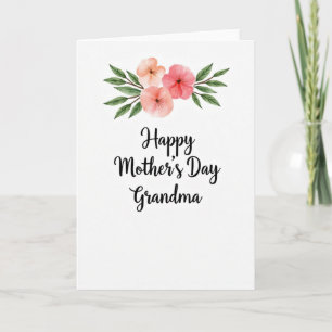 Roseate Pink Mothers Day Card