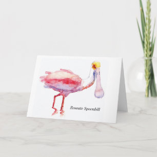 Roseate Spoonbill note card