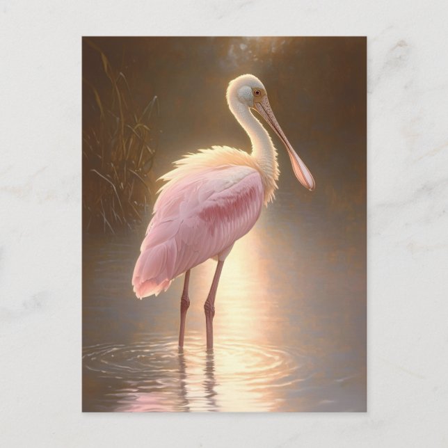 Roseate Spoonbill Postcard (Front)
