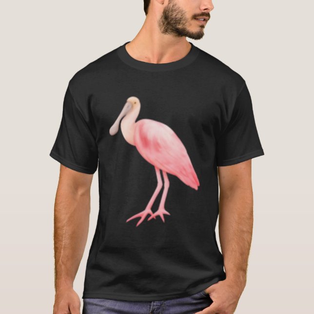 Roseate Spoonbill T-Shirt (Front)