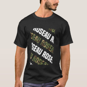 Roseau Camo Pattern Green Camouflage T-Shirt