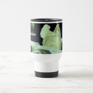 Rosebud After Rain Personalised  Travel Mug