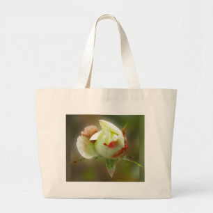 rosebud glowing large tote bag