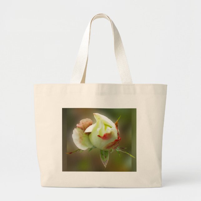 rosebud glowing large tote bag (Front)
