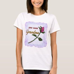 Rosebud Grandma  T-Shirt