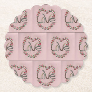 Rosebud Love Paper Coaster