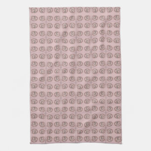 Rosebud Love Tea Towel
