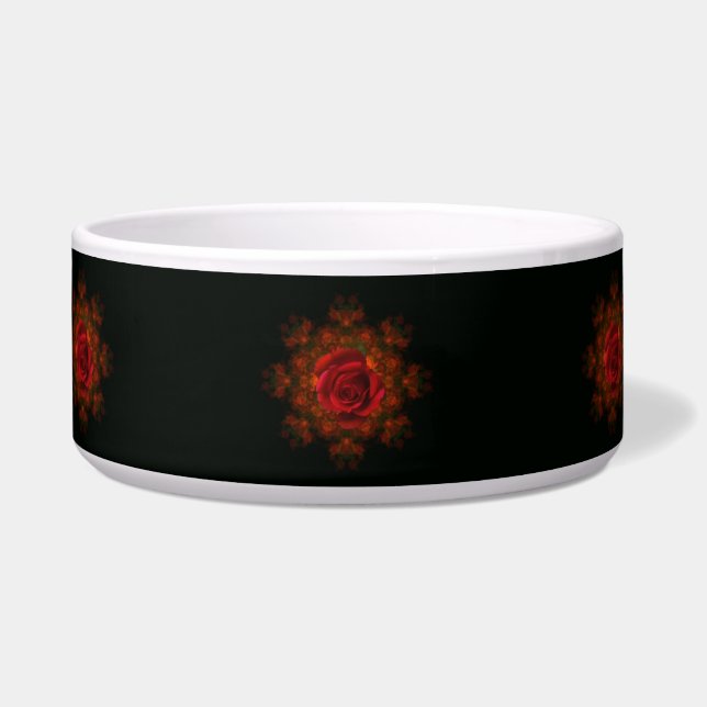 Rosebud Pet Bowl (Front)
