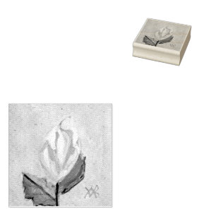 Rosebud Rubber Stamp