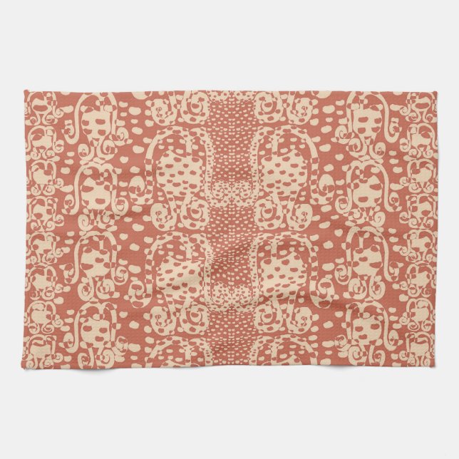 Rosebulbs Cupflowers Tea Towel (Horizontal)