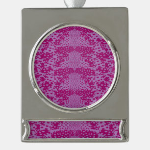 Rosebulbs Roses Silver Plated Banner Ornament