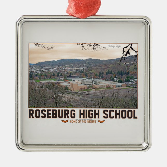 Roseburg High School Metal Ornament (Front)
