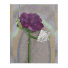 Rosegifts Music Rose Acrylic Wall Art