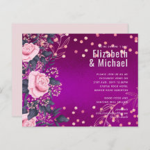 Rosegold Metallic WEDDING Glitter Look