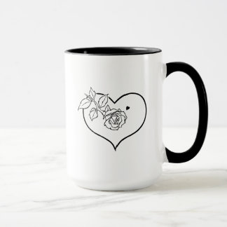 RoseHeart Coffee Mug