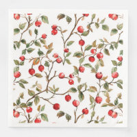 Rosehip braches pattern