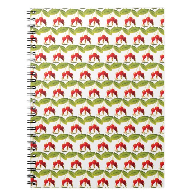 Rosehips Pattern Notebook (Front)