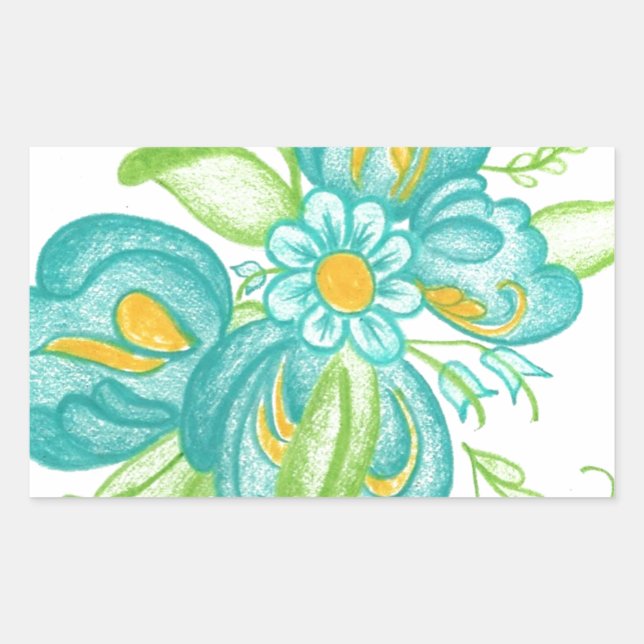 Rosemal by Neeter Rectangular Sticker (Front)