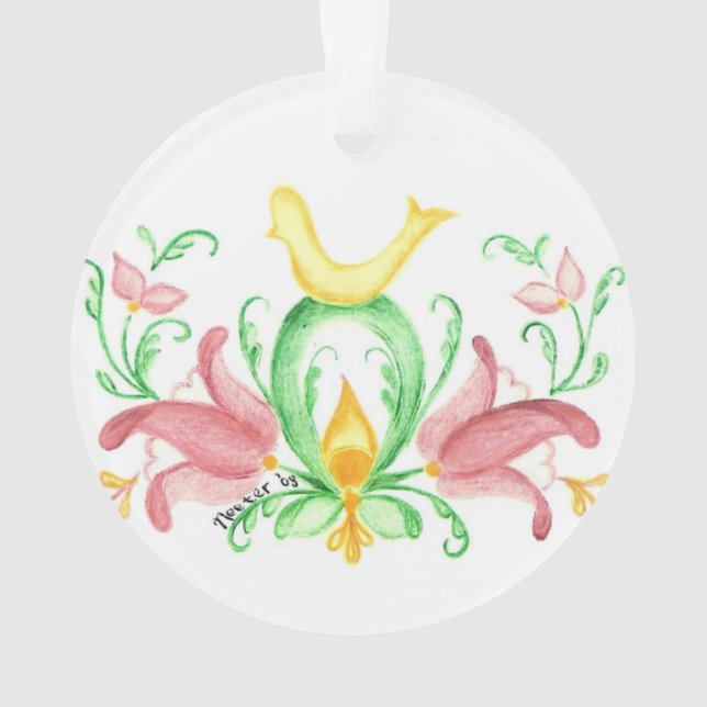 Rosemal Ornament (Back)