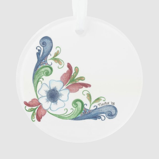Rosemal Ornament (Back)